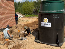 Как выглядит септик для дачи после установки?