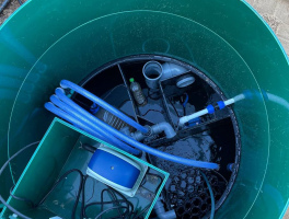 Проверка уровня септика, установка под ключ на участке