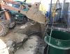 Подъем септика автокраном